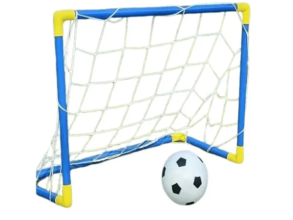 Set Camp Football Enfant Extérieur Terrain Portable Déployable Activités Familles Quartier Jeu