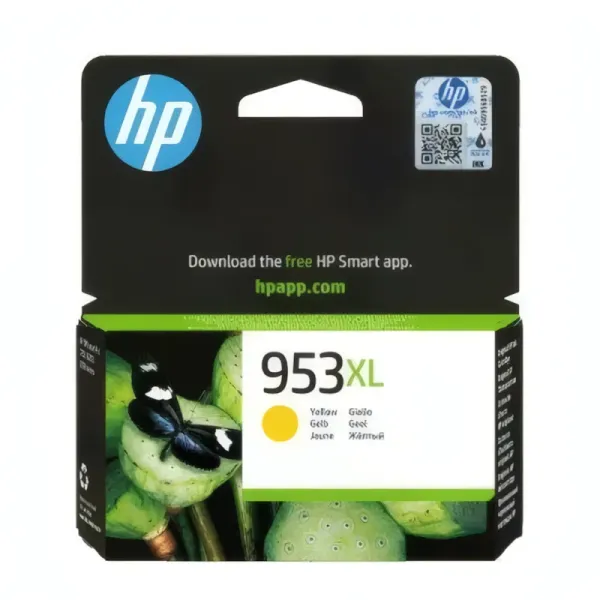 Cartouche d'Encre HP 953XL Jaune - 20ml, Impression 1600 pages