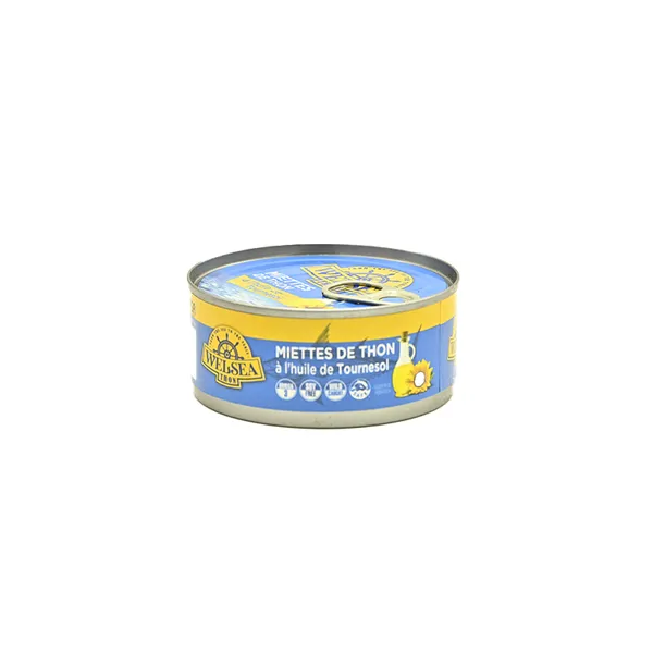 Miettes de thon à l'huile de tournesol Welsea 160 g