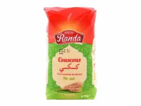 RANDA - Couscous fin, pure semoule de blé dur - 1 kg