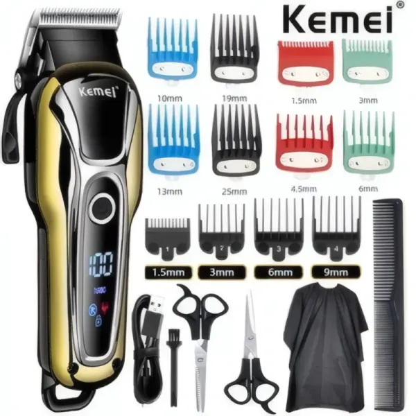 Tondeuse à Cheveux Électrique KEMEI KM-1990 - Professionnelle