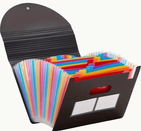 Organisateur A4 Accordéon Extensible - 25 Poches