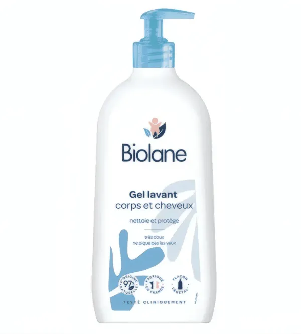 BIOLANE - Gel Lavant Pour Corps et Cheveux - 750ML