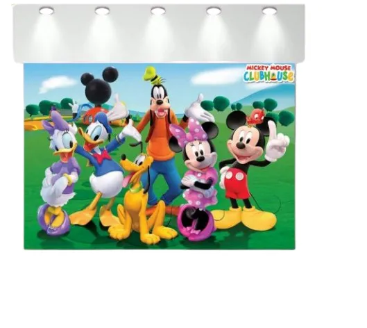 Décor de fond anniversaire – Thème Mickey Clubhouse