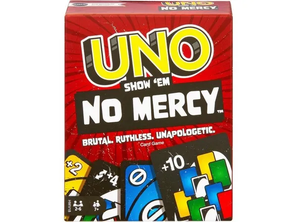 UNO No Mercy Jeu De Cartes Familial 56 Cartes Édition Officielle Pour Moments En Famille
