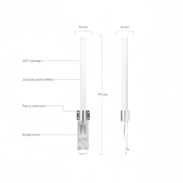 Antenne MIMO Ubiquiti airMAX Omni AMO-2G13 2x2
