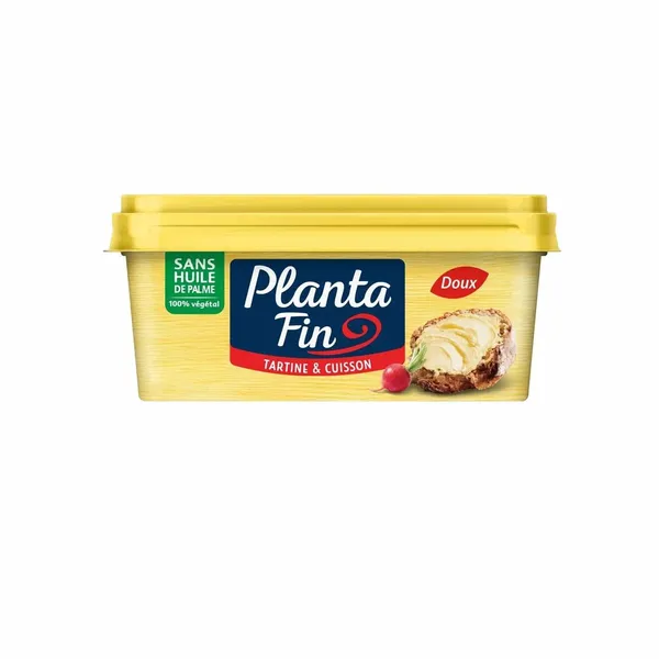 PLANTA FIN - Margarine douce sans huile de palme - 450g