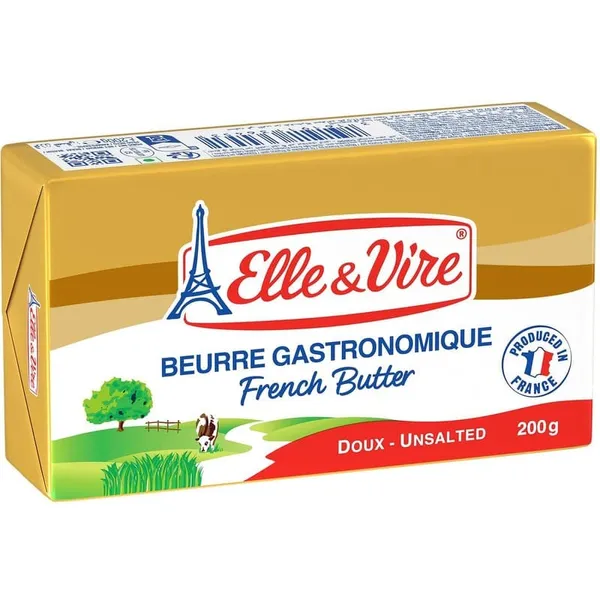 Beurre Doux Elle et Vire 80% 200G