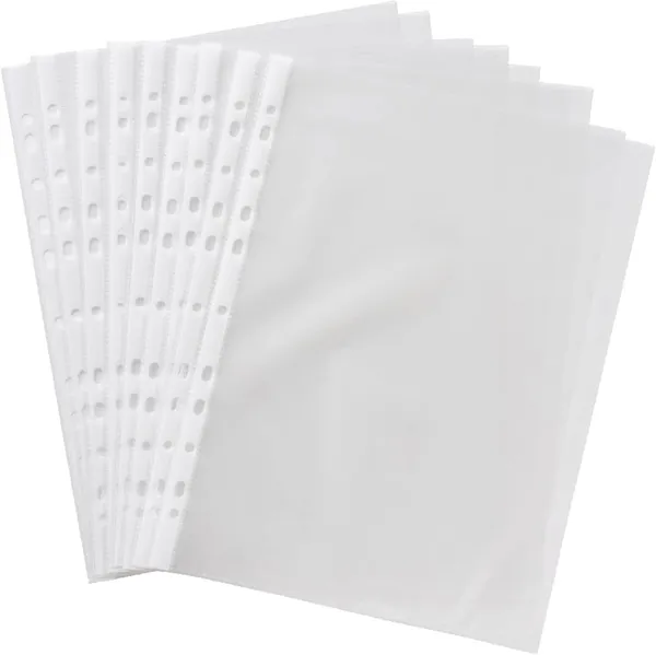 Classeurs transparents en U Office Works - 10 pièces format A4