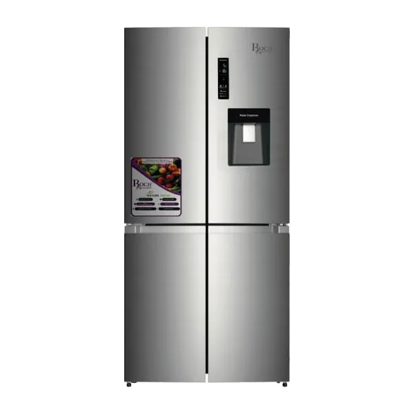 Refrigerateur Roch Side By Side 4PORTES Avec Fontaine 525LITRES Gris RFR5251WD41