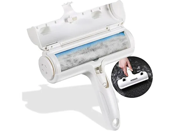 ACE2ACE - Brosse à rouleau pour éliminer les poils d'animaux de compagnie