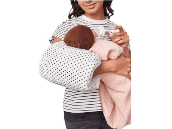 Coussin d'allaitement à imprimé étoile