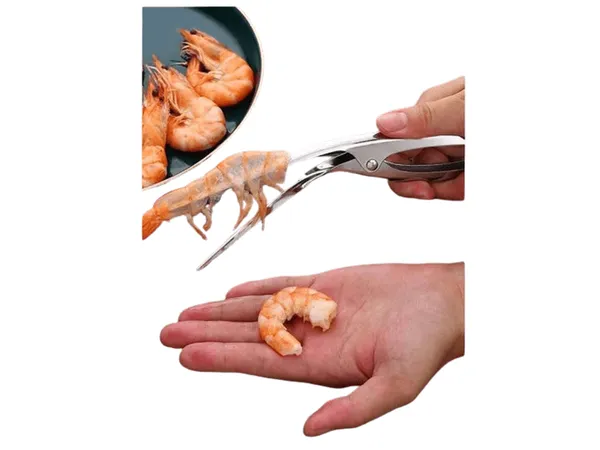Éplucheur Crevettes Inox – Rapide & Précis