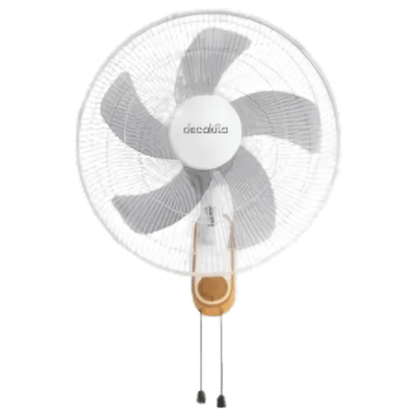 Ventilateur Mural Decakila 18 Pouces Blanc et Finition Bois