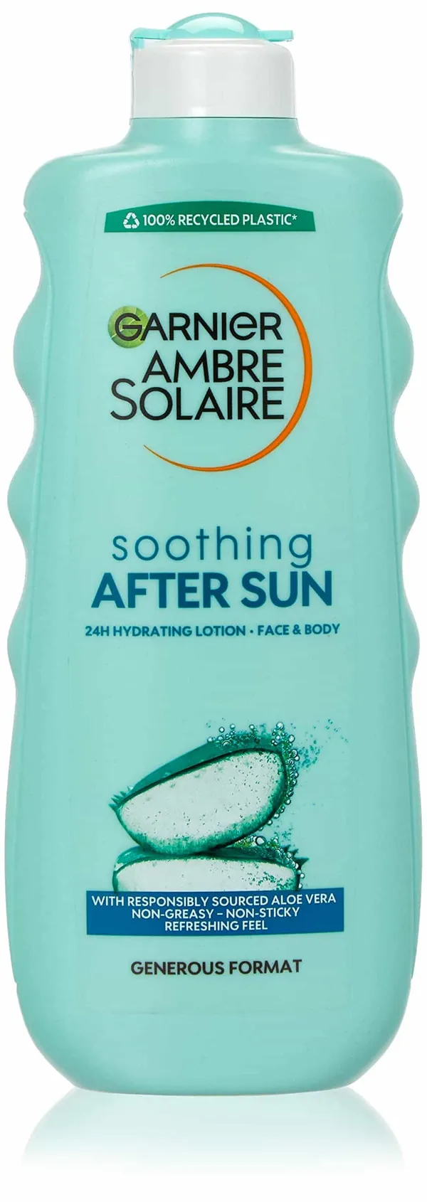 GARNIER - Ambre Solaire Lotion Après-Soleil à l'Aloe Vera d'Origine Naturelle - 200 ml