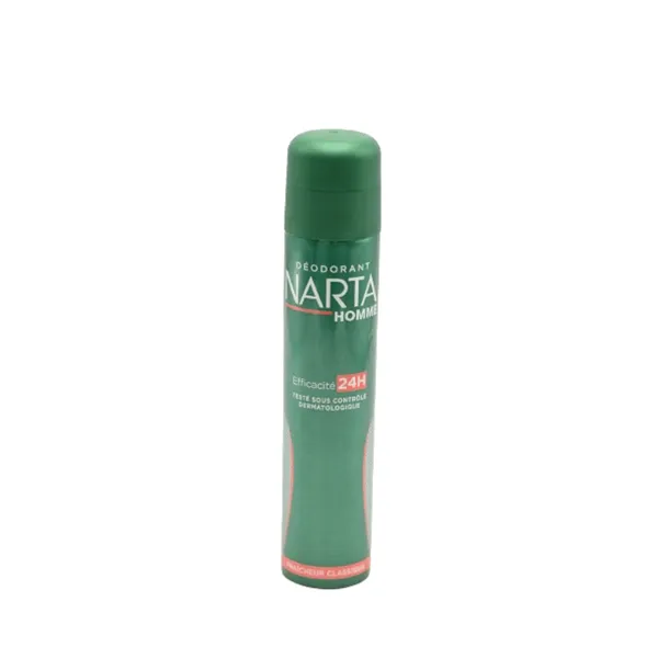 Déodorant spray 24h homme fraîcheur classique Narta 200 ml
