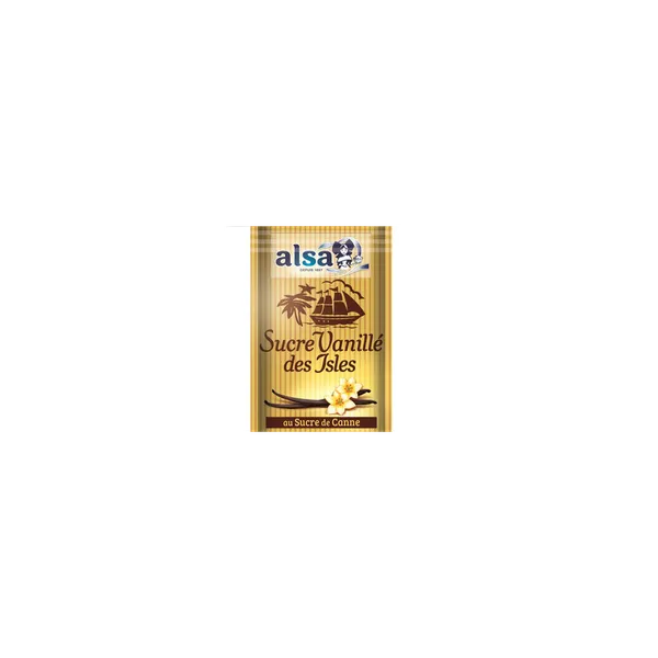 ALSA Sucre vanillé des Isles au sucre de canne 7 sachets 7x7,5g ALSA Sucre vanil