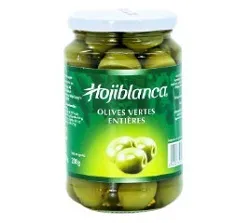 Olives vertes entières Hojiblanca 37 cl
