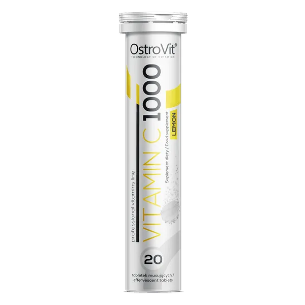 OSTROVIT - Vitamine C saveur citron - 20 comprimés effervescents 1000 mg