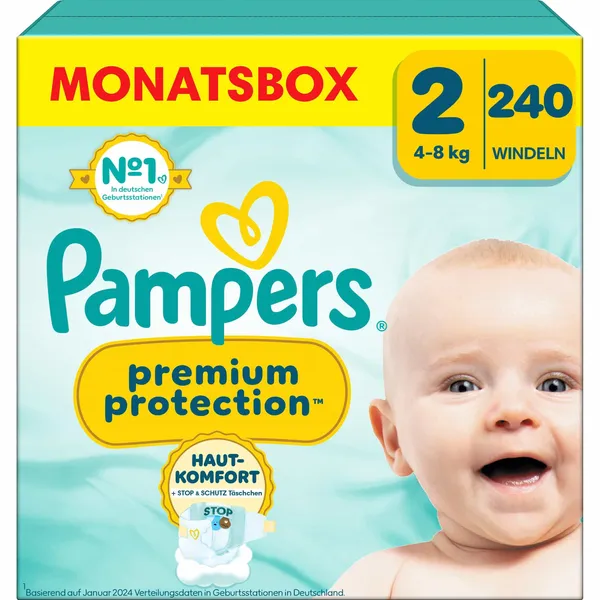 PAMPERS PREMIUM CARE - Mini Nappies - Taille 2