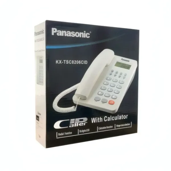Téléphone Fixe Filaire Panasonic KX-TSC8206CID