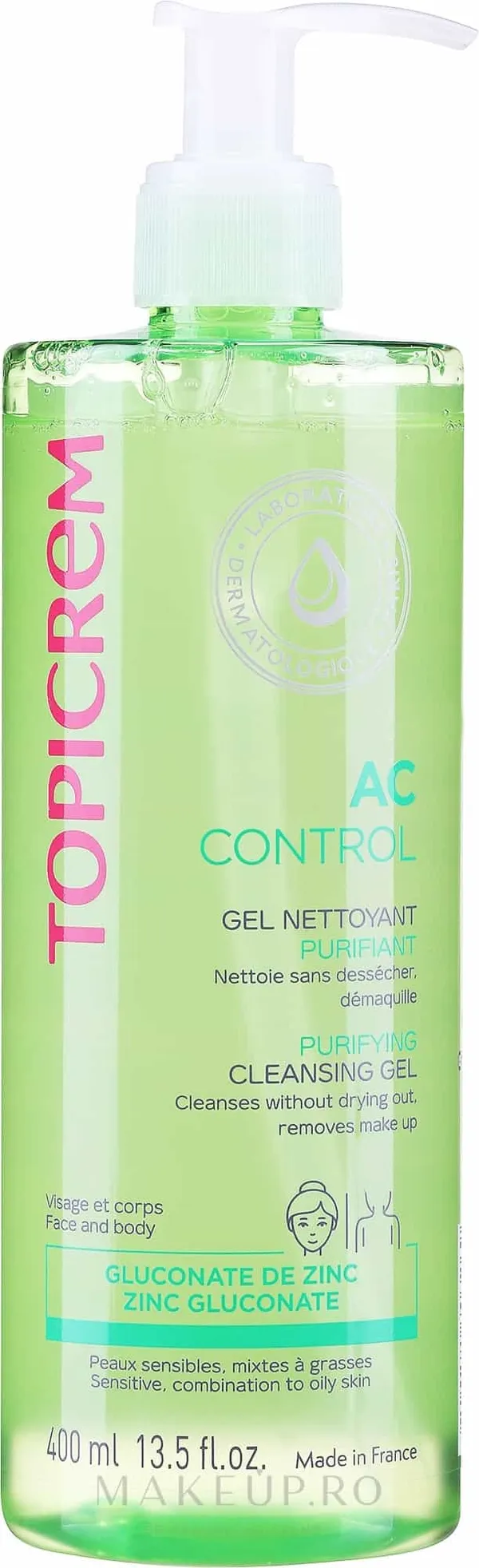 TOPICREM - AC Control Gel Nettoyant Purifiant - 400 ml