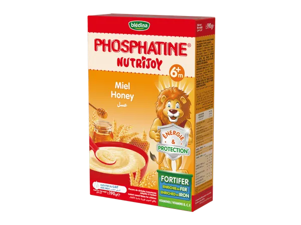 PHOSPHATINE - Céréales lactées saveur miel - 190g