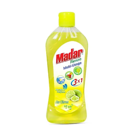 MADAR RENZO - Savon liquide dégraissant rapide au citron, multi-usages - 900 g