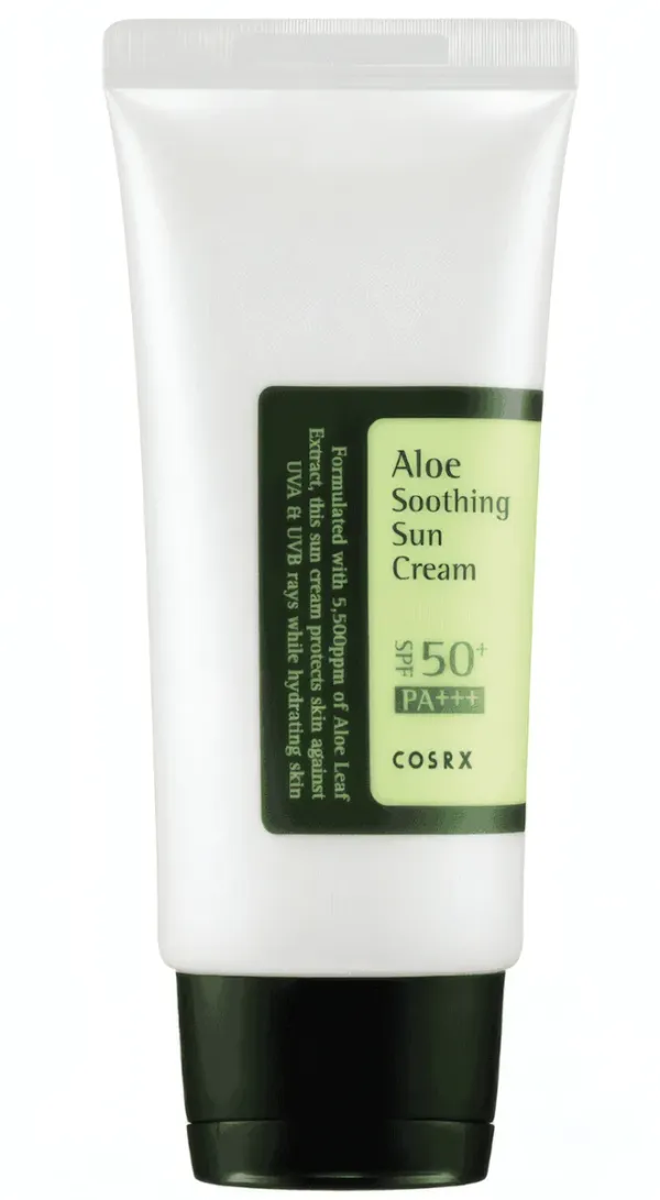 COSRX – Crème Solaire Apaisante à l’Aloe SPF50+ PA+++ – 50ML