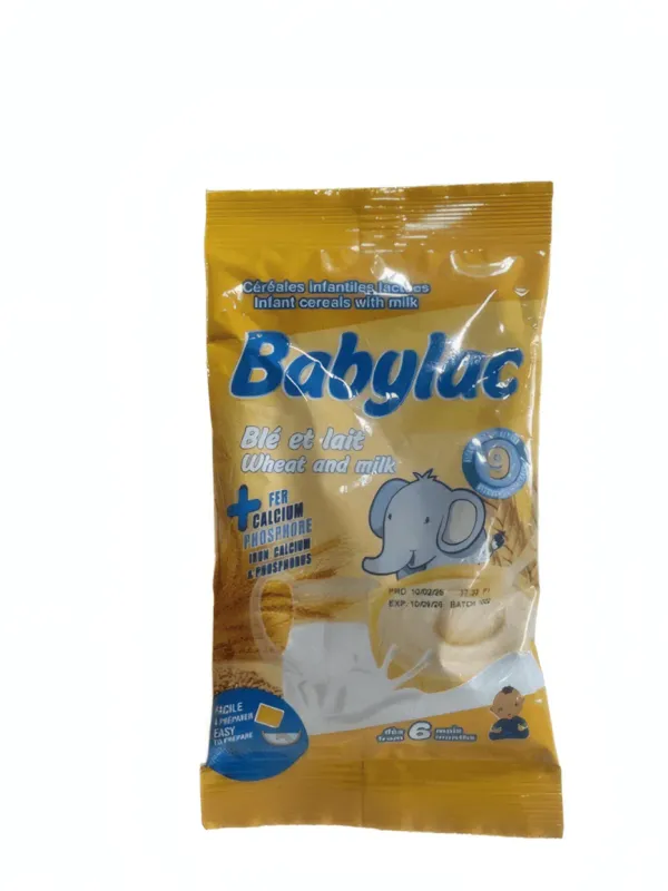 BABYLAC - Céréales pour bébé saveur blé et lait - 50g