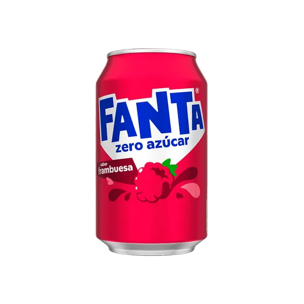 Fanta - Framboise zero sucre - 330ml