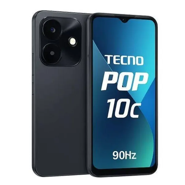Tecno Pop 10C 64 Go ROM 2 Go RAM – Écran 6.67″ 120Hz, Batterie 5000 mAh, Android 14