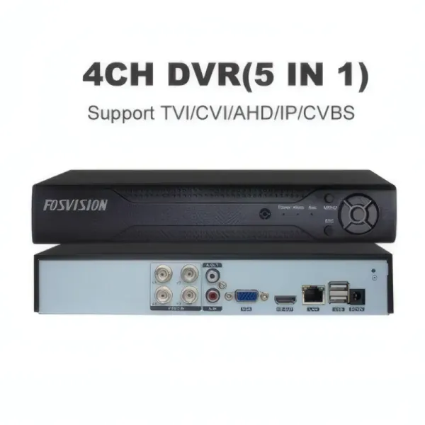 Enregistreur DVR FOSVISION FS-6004PLUS-4CH - 5MP Analogique