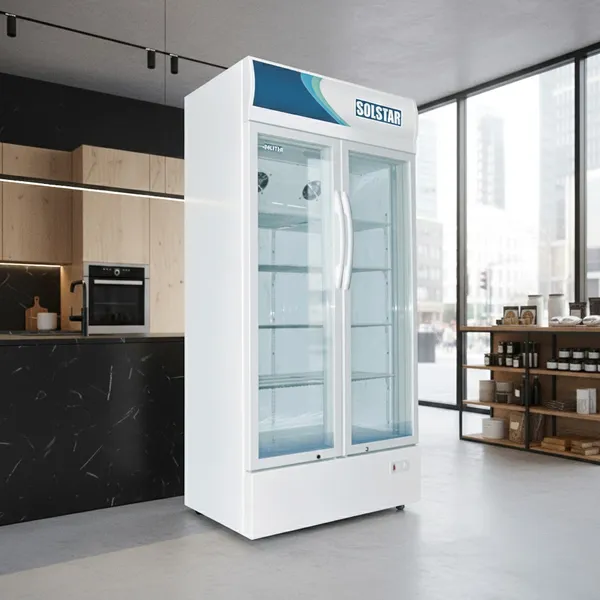 Refrigerateur Solstar Vertical 2 portes Vitrine VC9000