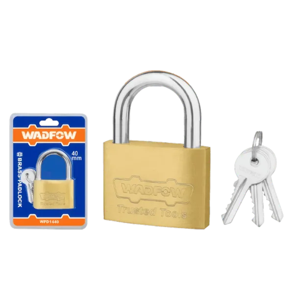 Cadenas en Laiton Massif 50mm avec 3 Clés - WPD1450