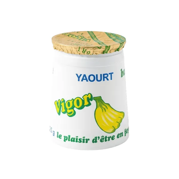 Saprolait - Yaourt Vigor Banane - 125 g