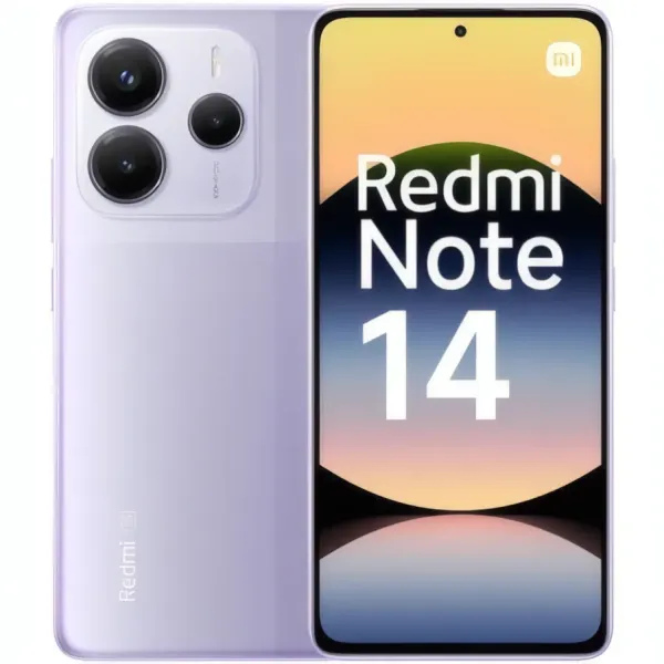 Redmi | Note 14 , 4G LTE – 256 Go, 8Go RAM – Écran AMOLED 120 Hz – Triple objectif 108 MP + 2 MP + 2 MP – Batterie 5110 mAh