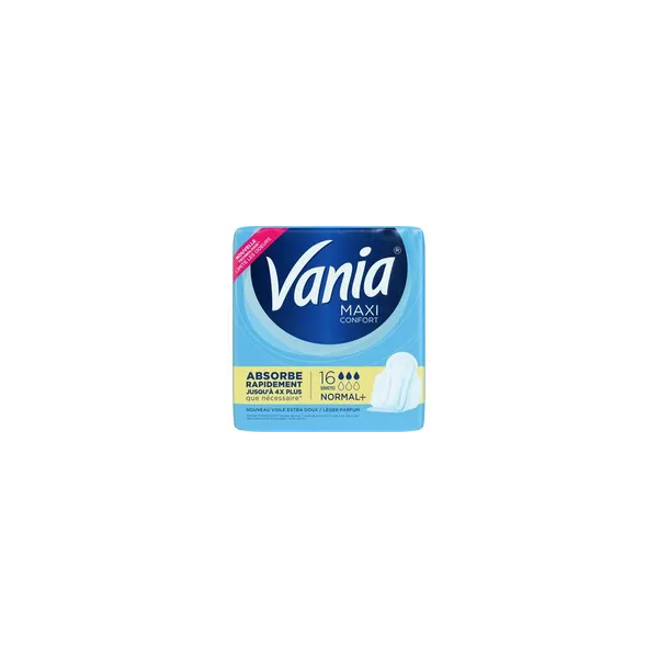 VANIA Maxi Confort serviettes hygiéniques avec ailettes normal+ 1