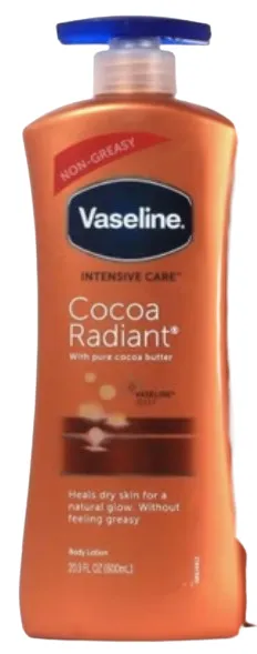 VASELINE - Lotion pour le corps éclatante au beurre de cacao cocoa radiant - 400ml