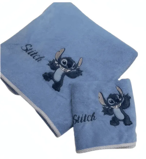 Serviette de Bain Enfants Stitch – 2 Pièces