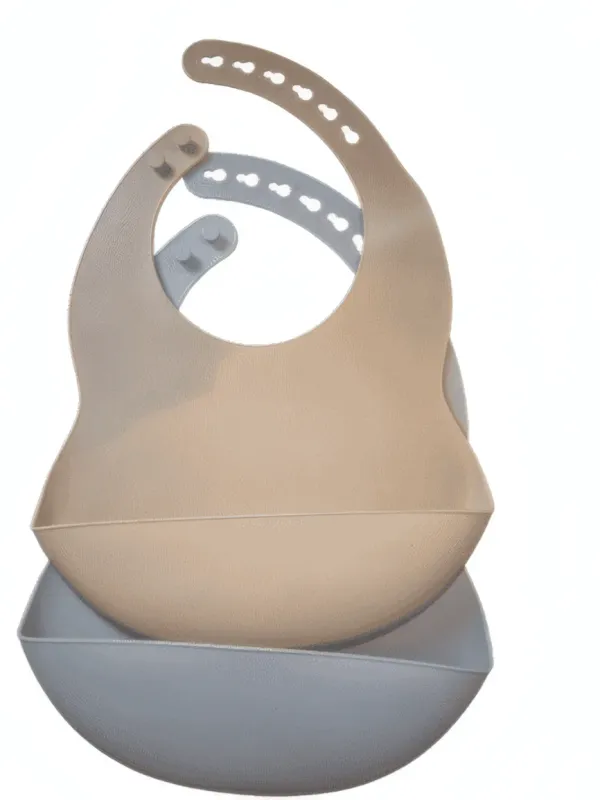 Bavoirs en Silicone - Lot de 2