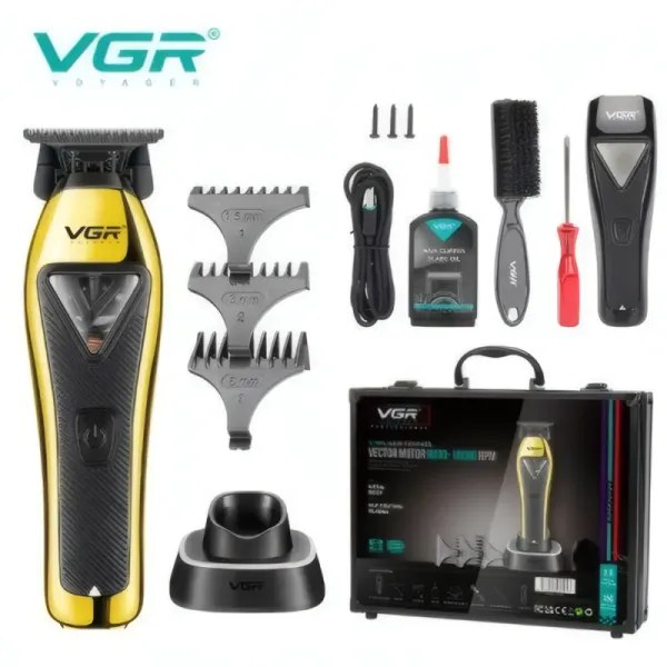 Tondeuse Rechargeable VGR V-994 avec Autonomie de 150 Minutes