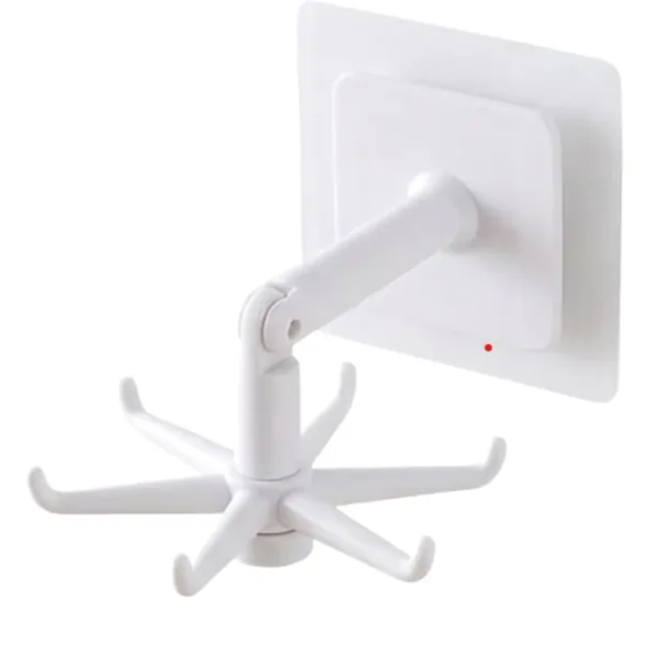 Porte-Ustensiles de Cuisine Rotatif - Blanc -  Lot de 5