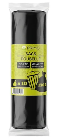 Sacs poubelle Primo 130 L x10