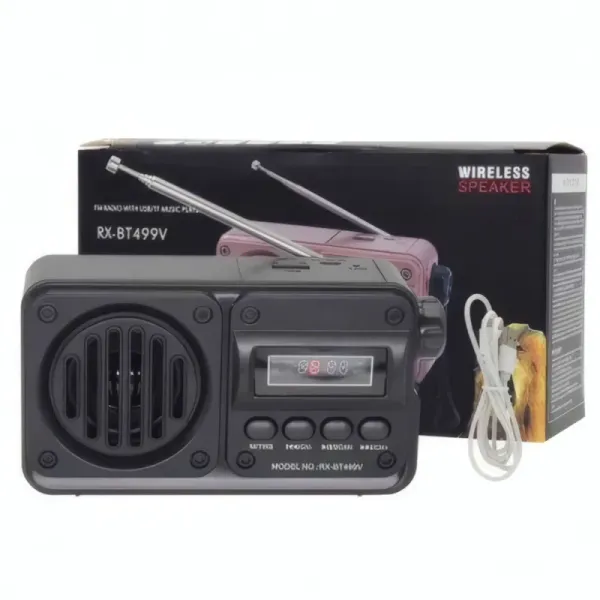 Radio Solaire Portable GOLON RX-BT499V avec Bluetooth et USB