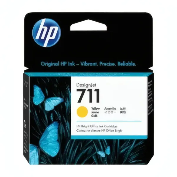 Cartouche d'encre HP 711 Jaune - 29ml