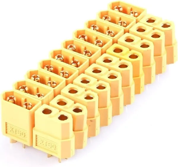 JYARZ - Connecteurs XT60 femelle 10 pièces - Modélisme RC & Batteries LiPo