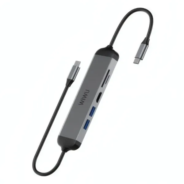Hub USB-C 5 en 1 WIWU ALPHA A521H pour MacBook