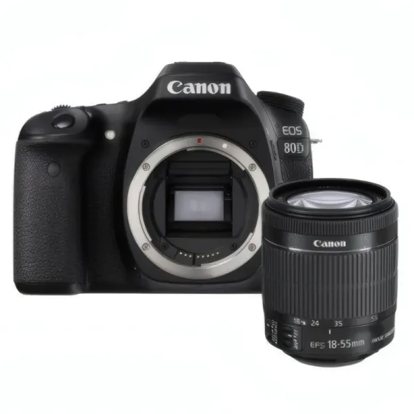 Appareil photo Canon EOS 80D avec objectif 18-55mm