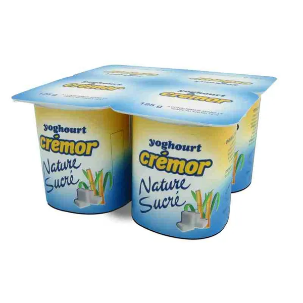 Crémor yaourt nature sucré pot 125g